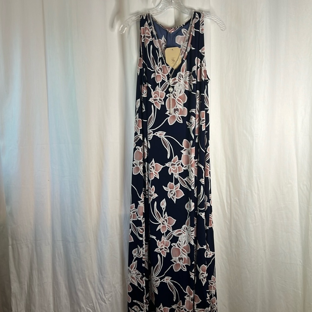 SJS Floral Maxi Tank Dress